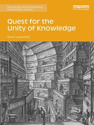 cover image of Quest for the Unity of Knowledge